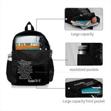 Student Laptop Travel Backpack The Big Lebowsky Jeff Bridges The Dude