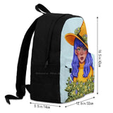 Witchy Green Plants Backpack