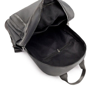 Solid Shoulder Bags Multi-Pocket Large-Capacity Backpack