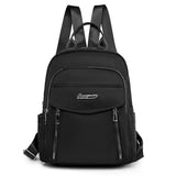 Solid Shoulder Bags Multi-Pocket Large-Capacity Backpack