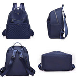 Casual Nylon Backpacks Women Waterproof School Bags For Teenage Girls
