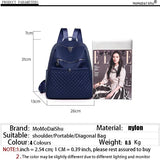 Casual Nylon Backpacks Women Waterproof School Bags For Teenage Girls
