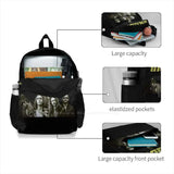 Music Rock School Bag Laptop Travel Bag
