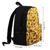 Elbow Macaroni Large Capacity Backpack Laptop Travel Bag