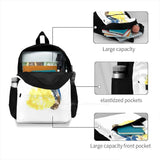 Watercolour Grunge Laptop Travel School Bags