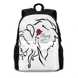 Beauty Beast Tale As Old As Time Travel Laptop School Bag