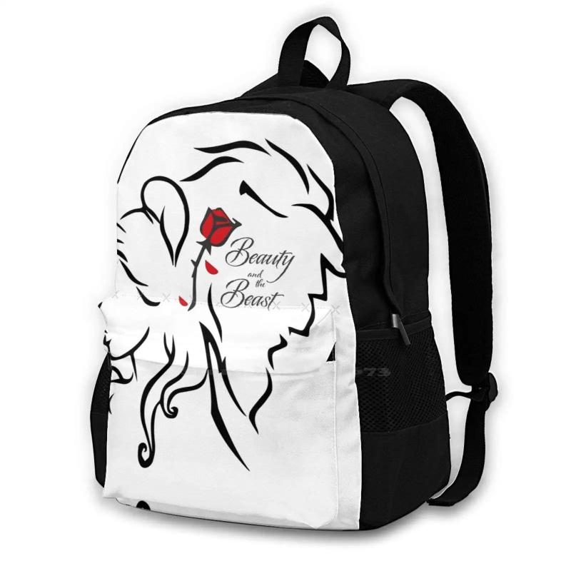 Beauty Beast Tale As Old As Time Travel Laptop School Bag
