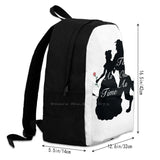 Beauty And Beast Bag Backpack For Men Women Girls Teenage Film Movie