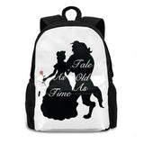 Beauty And Beast Bag Backpack For Men Women Girls Teenage Film Movie