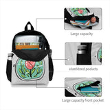 Water Drop Terrarium Tears Schoolbag Backpack