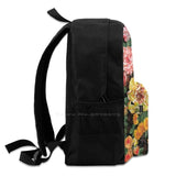 Watercolor Mix Flowers Pattern 3D Print Backpack Casual Bag