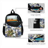 Palm Trees Pattern Print School Bag Backpack Laptop 15 Inch