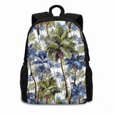 Palm Trees Pattern Print School Bag Backpack Laptop 15 Inch