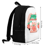 Japanese Peach Milk Anime Laptop Backpack