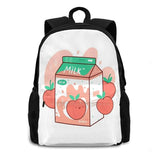 Japanese Peach Milk Anime Laptop Backpack