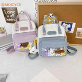 Nylon Large Capacity Backpack for Girls Travel Shopping Bag