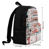 Peach Milk Juice Beverage Backpack for School Laptop