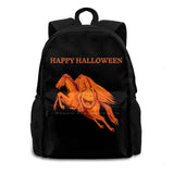 Headless Horseman Happy Halloween Laptop Travel School Bags