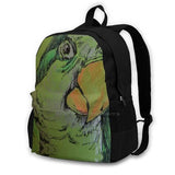 Parrot 3D Print Backpack Casual Bag Parrot