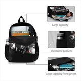 Indochine School Bag Big Capacity Backpack Laptop 15 Inch French Pop