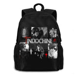Indochine School Bag Big Capacity Backpack Laptop 15 Inch French Pop