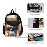 Friendship 3D Print Backpack Casual Bag Love Life Line