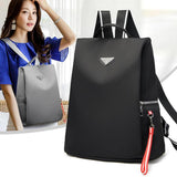 Women's Oxford Cloth Backpack Waterproof Shoulder Bag Anti-Theft Backpack