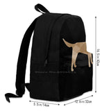 Golden Retriever Poly Art Bag Backpack For Men Women Girls Teenage