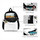 Bee Happy Laptop Travel School Bags Bee Happy Be Happy Happiness Bees