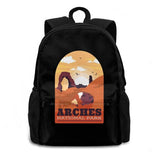 Arches National Park Travel Laptop Bagpack Bags Arches National Park