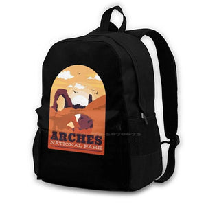 Arches National Park Travel Laptop Bagpack Bags Arches National Park
