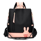 Women Backpacks Female Girl Shoulder Bags Oxford Rbbit School Bag