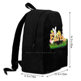 Funny Happy Easter Bag Backpack For Men Women Girls Teenage Easter Eggs