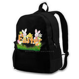 Funny Happy Easter Bag Backpack For Men Women Girls Teenage Easter Eggs