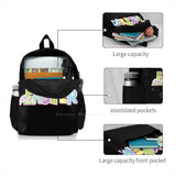 Happy Easter 3D Print Backpack Casual Bag Happy Easter Easter Eggs Easter Sweet