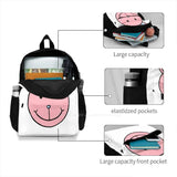 Bunny Let's Play Until We Died School Bag Big Capacity Backpack