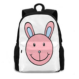 Bunny Let's Play Until We Died School Bag Big Capacity Backpack