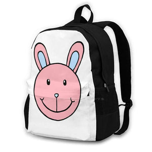 Bunny Let's Play Until We Died School Bag Big Capacity Backpack