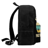 Fatherhood Ain't No Hood Like Funny Gift For Father School Bags