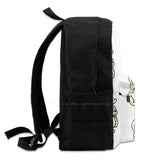 Yellow Crackhead Bunny Backpack For Student School Laptop Travel Bag