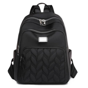 Women Backpacks Ladies Oxford High School Bookbags Solid Travel Outdoor Bags