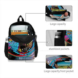 Psychedelic 3D Print Backpack Narcotics Psychedelics Abstract