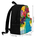 Surprise Flowers For You Backpack - Isaac Slagle Handpainted Autism Art