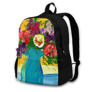 Surprise Flowers For You Backpack - Isaac Slagle Handpainted Autism Art