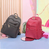 Vintage Oxford Women's Backpack Schoolbag