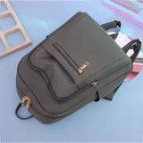 Vintage Oxford Women's Backpack Schoolbag