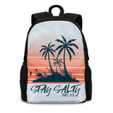 Stay Salty School Bags for Teenage Girls Laptop Travel Bags