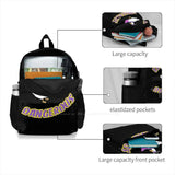 Lets Get Dangerous Retro Duck Laptop School Bag