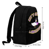 Lets Get Dangerous Retro Duck Laptop School Bag