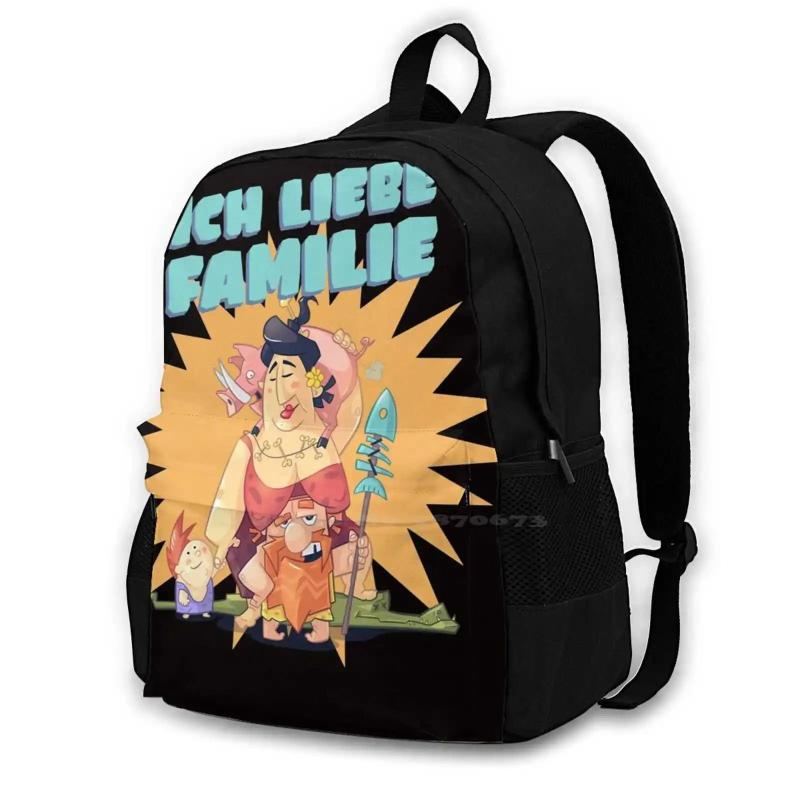 Family Teen College Student Backpack Laptop Travel Bags